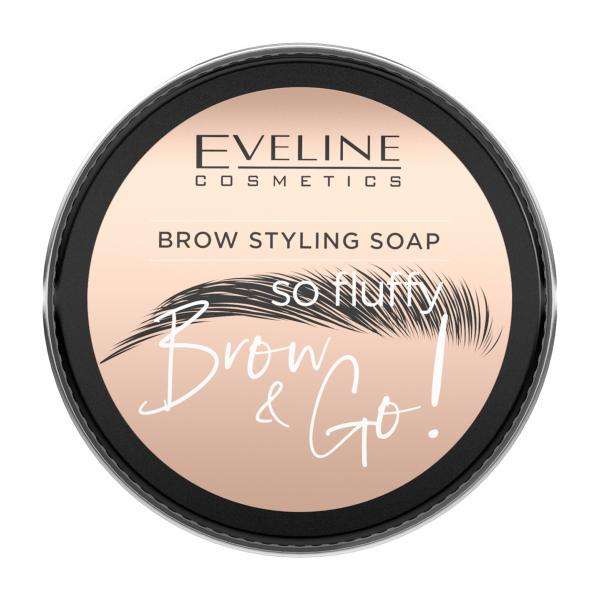 Eveline Brow & Go! Brow Styling Soap Прозрачное мыло для укладки бровей