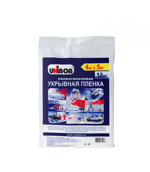 Пленка защитная Unibob 12 мкм 4х5 м (20 кв.м)